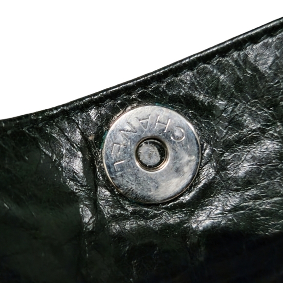 Chanel Black Double Stitched Quilted Leather Chain Bag - Picture 7 of 16